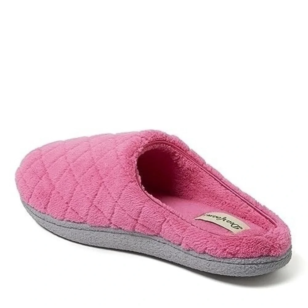 Dearfoams Women Leslie Clog Slippers Pink Size 11/12 New With Tags - Picture 4 of 8